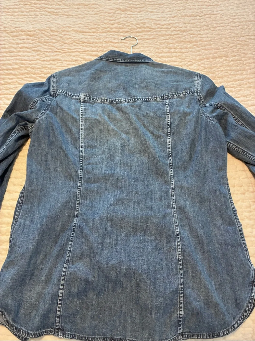 J. Crew Women’s slim fit Denim Button-Down Shirt - Blue